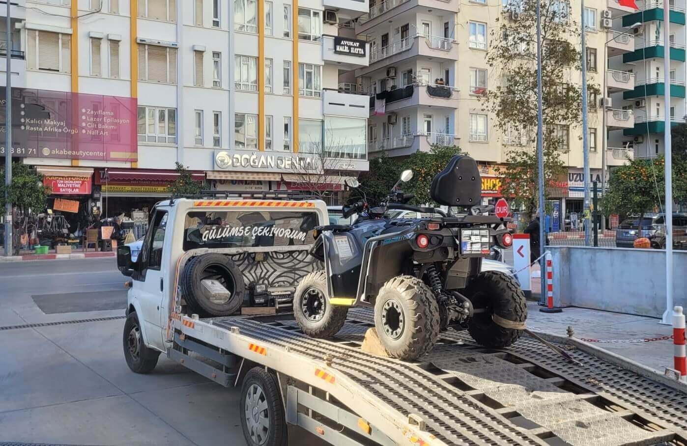 Antalya şehir içi ATV ve motosiklet taşıma çekici hizmeti